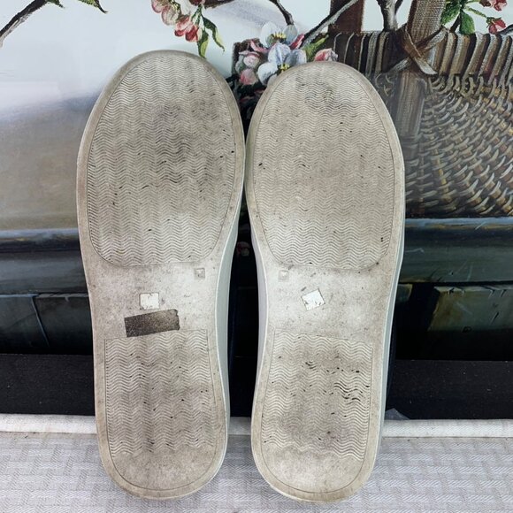 Torrid Womens Size 10.5W Black Faux Leather Slip-On Sneakers - Picture 6 of 7